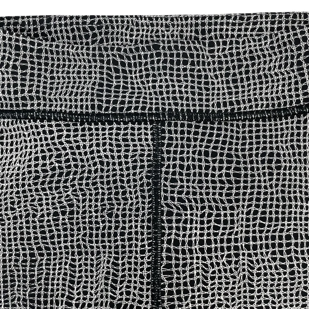 LULULEMON Wild And Free Tight Sz 6 Fall Net White Black - Picture 7 of 10